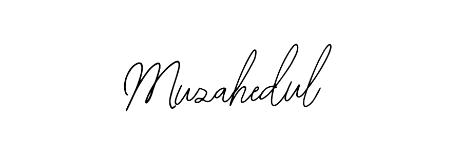 Also You can easily find your signature by using the search form. We will create Muzahedul name handwritten signature images for you free of cost using Bearetta-2O07w sign style. Muzahedul signature style 12 images and pictures png