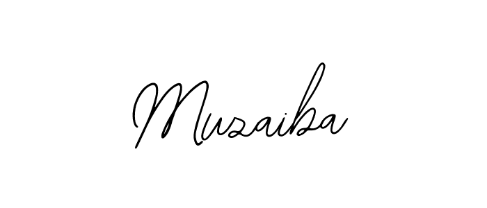 Use a signature maker to create a handwritten signature online. With this signature software, you can design (Bearetta-2O07w) your own signature for name Muzaiba. Muzaiba signature style 12 images and pictures png