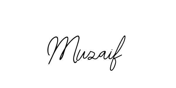 Design your own signature with our free online signature maker. With this signature software, you can create a handwritten (Bearetta-2O07w) signature for name Muzaif. Muzaif signature style 12 images and pictures png