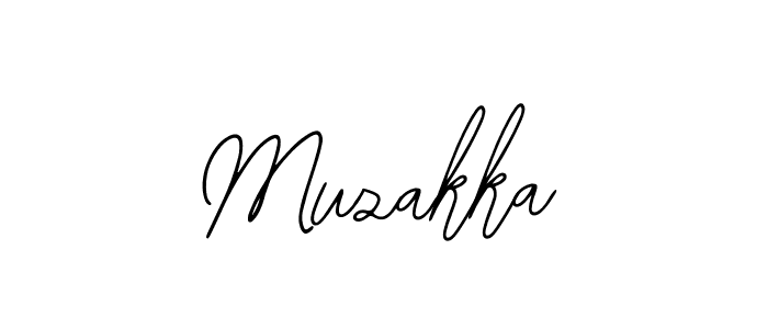 How to make Muzakka signature? Bearetta-2O07w is a professional autograph style. Create handwritten signature for Muzakka name. Muzakka signature style 12 images and pictures png