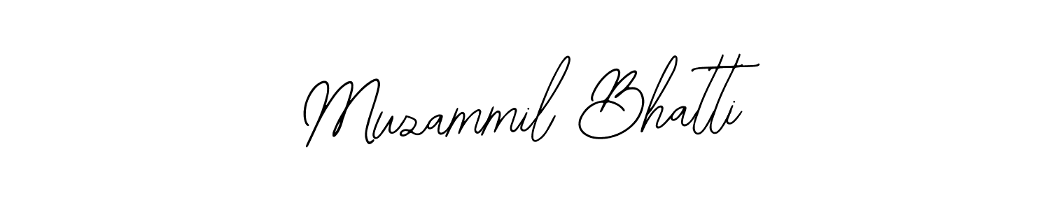Make a beautiful signature design for name Muzammil Bhatti. With this signature (Bearetta-2O07w) style, you can create a handwritten signature for free. Muzammil Bhatti signature style 12 images and pictures png