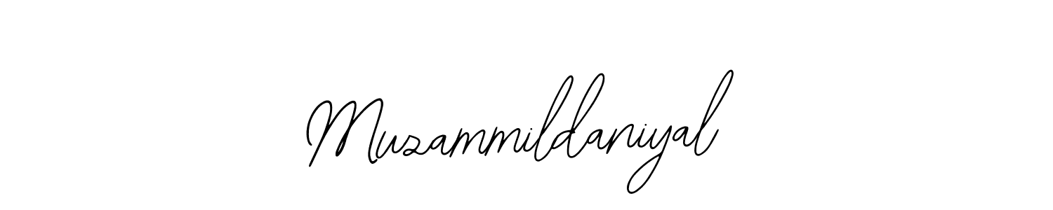 Also we have Muzammildaniyal name is the best signature style. Create professional handwritten signature collection using Bearetta-2O07w autograph style. Muzammildaniyal signature style 12 images and pictures png