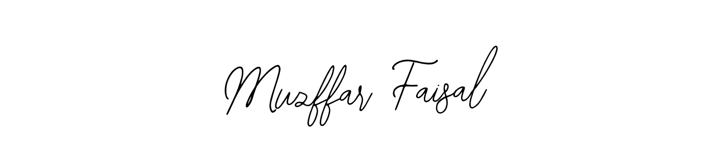 Also we have Muzffar Faisal name is the best signature style. Create professional handwritten signature collection using Bearetta-2O07w autograph style. Muzffar Faisal signature style 12 images and pictures png