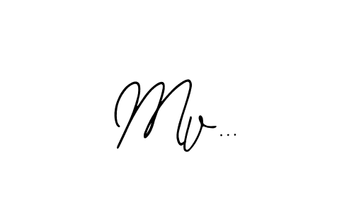 How to make Mv… name signature. Use Bearetta-2O07w style for creating short signs online. This is the latest handwritten sign. Mv… signature style 12 images and pictures png