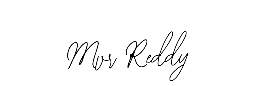 The best way (Bearetta-2O07w) to make a short signature is to pick only two or three words in your name. The name Mvr Reddy include a total of six letters. For converting this name. Mvr Reddy signature style 12 images and pictures png