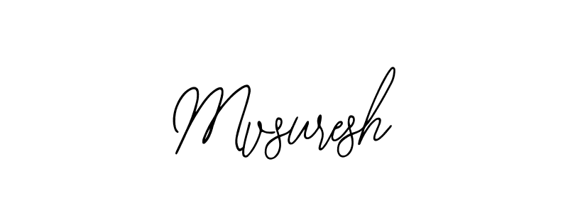 Mvsuresh stylish signature style. Best Handwritten Sign (Bearetta-2O07w) for my name. Handwritten Signature Collection Ideas for my name Mvsuresh. Mvsuresh signature style 12 images and pictures png