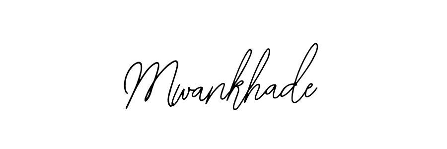 Design your own signature with our free online signature maker. With this signature software, you can create a handwritten (Bearetta-2O07w) signature for name Mwankhade. Mwankhade signature style 12 images and pictures png