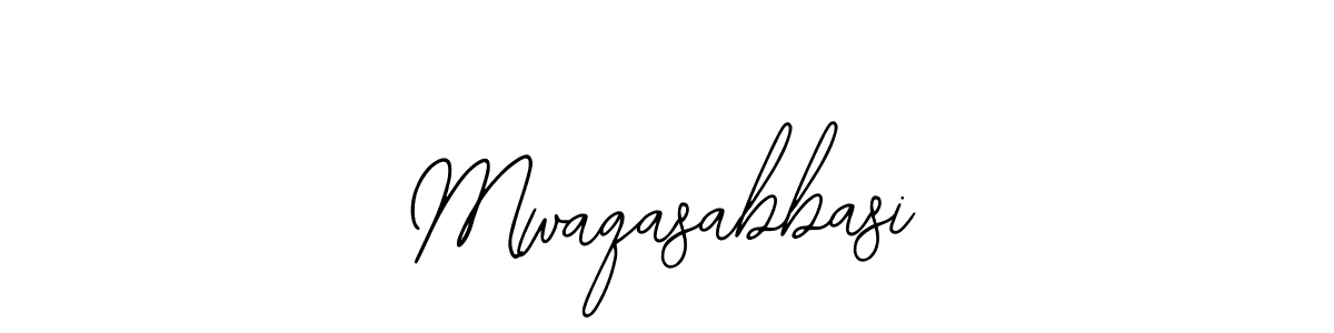 How to make Mwaqasabbasi name signature. Use Bearetta-2O07w style for creating short signs online. This is the latest handwritten sign. Mwaqasabbasi signature style 12 images and pictures png