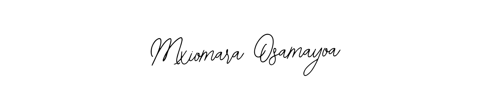 Similarly Bearetta-2O07w is the best handwritten signature design. Signature creator online .You can use it as an online autograph creator for name Mxiomara Osamayoa. Mxiomara Osamayoa signature style 12 images and pictures png