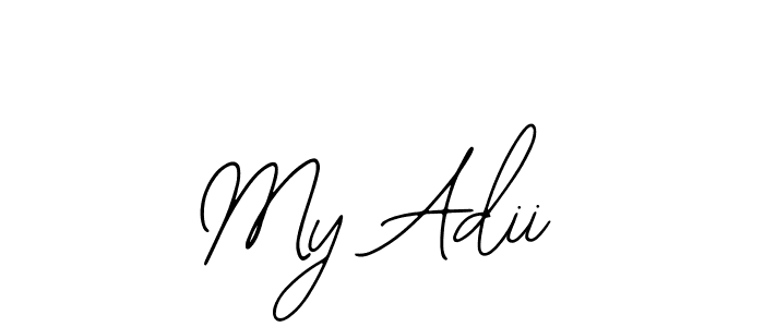 It looks lik you need a new signature style for name My Adii. Design unique handwritten (Bearetta-2O07w) signature with our free signature maker in just a few clicks. My Adii signature style 12 images and pictures png