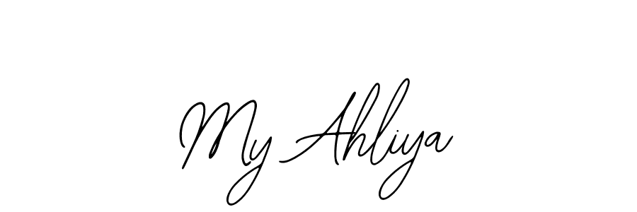 Create a beautiful signature design for name My Ahliya. With this signature (Bearetta-2O07w) fonts, you can make a handwritten signature for free. My Ahliya signature style 12 images and pictures png