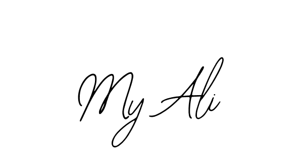 My Ali stylish signature style. Best Handwritten Sign (Bearetta-2O07w) for my name. Handwritten Signature Collection Ideas for my name My Ali. My Ali signature style 12 images and pictures png