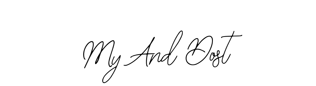 It looks lik you need a new signature style for name My And Dost. Design unique handwritten (Bearetta-2O07w) signature with our free signature maker in just a few clicks. My And Dost signature style 12 images and pictures png