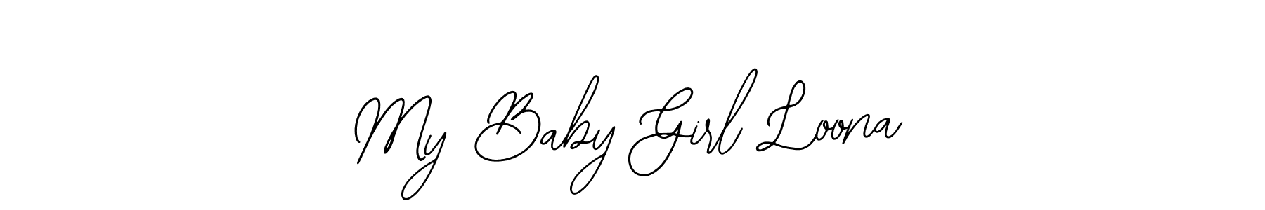 Make a beautiful signature design for name My Baby Girl Loona. With this signature (Bearetta-2O07w) style, you can create a handwritten signature for free. My Baby Girl Loona signature style 12 images and pictures png