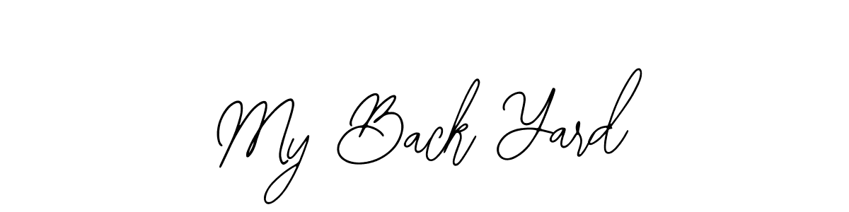 Create a beautiful signature design for name My Back Yard. With this signature (Bearetta-2O07w) fonts, you can make a handwritten signature for free. My Back Yard signature style 12 images and pictures png