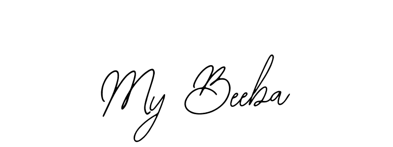 My Beeba stylish signature style. Best Handwritten Sign (Bearetta-2O07w) for my name. Handwritten Signature Collection Ideas for my name My Beeba. My Beeba signature style 12 images and pictures png