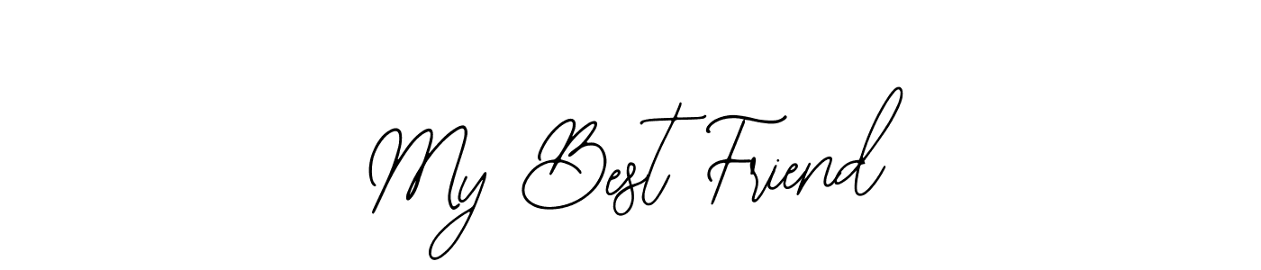 The best way (Bearetta-2O07w) to make a short signature is to pick only two or three words in your name. The name My Best Friend include a total of six letters. For converting this name. My Best Friend signature style 12 images and pictures png