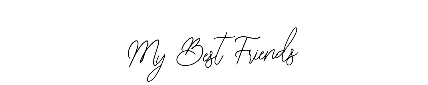 How to make My Best Friends name signature. Use Bearetta-2O07w style for creating short signs online. This is the latest handwritten sign. My Best Friends signature style 12 images and pictures png