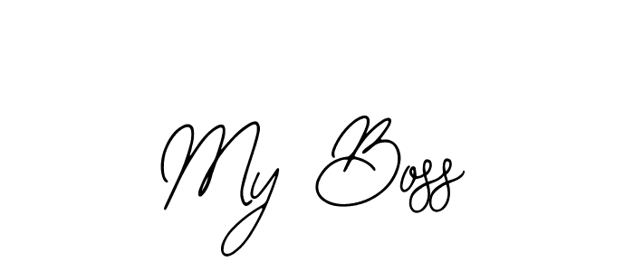 Create a beautiful signature design for name My Boss. With this signature (Bearetta-2O07w) fonts, you can make a handwritten signature for free. My Boss signature style 12 images and pictures png