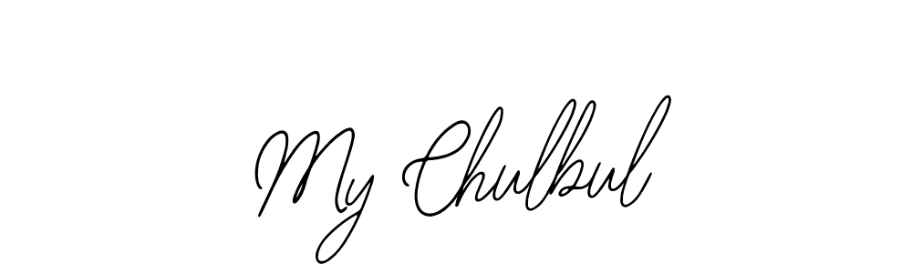 My Chulbul stylish signature style. Best Handwritten Sign (Bearetta-2O07w) for my name. Handwritten Signature Collection Ideas for my name My Chulbul. My Chulbul signature style 12 images and pictures png