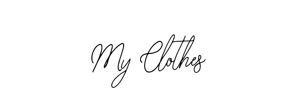 Create a beautiful signature design for name My Clothes. With this signature (Bearetta-2O07w) fonts, you can make a handwritten signature for free. My Clothes signature style 12 images and pictures png