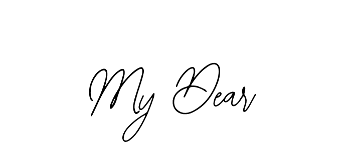 Also we have My Dear name is the best signature style. Create professional handwritten signature collection using Bearetta-2O07w autograph style. My Dear signature style 12 images and pictures png