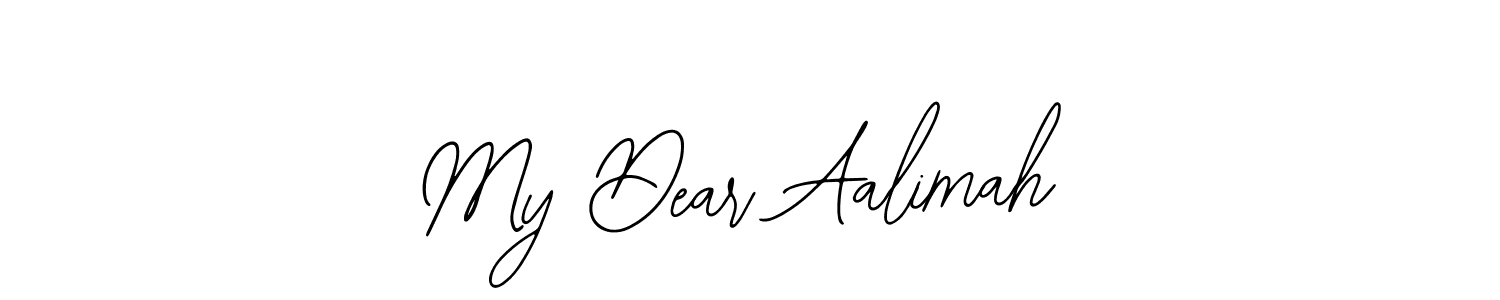 See photos of My Dear Aalimah official signature by Spectra . Check more albums & portfolios. Read reviews & check more about Bearetta-2O07w font. My Dear Aalimah signature style 12 images and pictures png