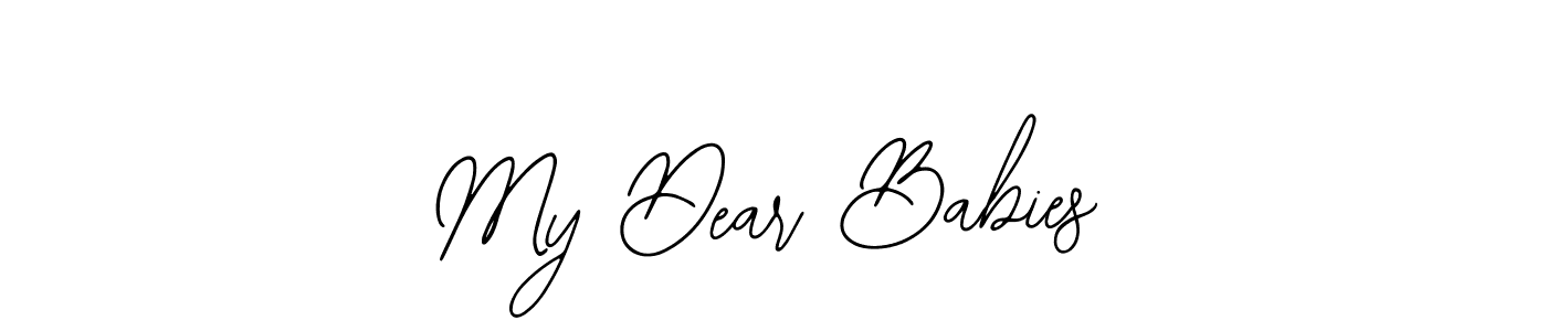 Use a signature maker to create a handwritten signature online. With this signature software, you can design (Bearetta-2O07w) your own signature for name My Dear Babies. My Dear Babies signature style 12 images and pictures png