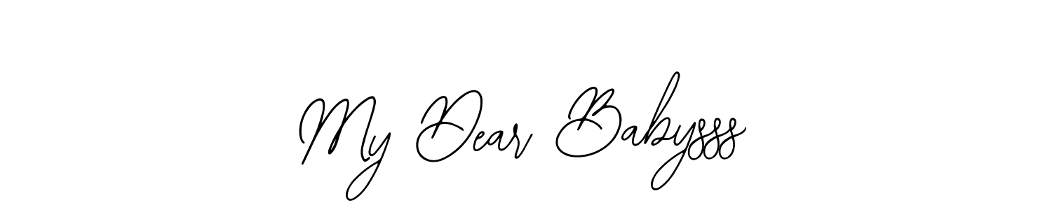 Also You can easily find your signature by using the search form. We will create My Dear Babysss name handwritten signature images for you free of cost using Bearetta-2O07w sign style. My Dear Babysss signature style 12 images and pictures png