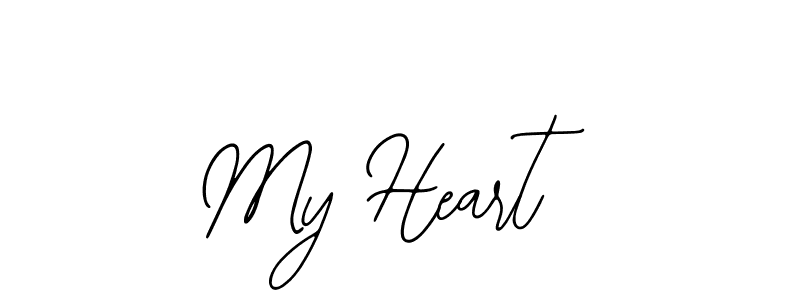 Also we have My Heart name is the best signature style. Create professional handwritten signature collection using Bearetta-2O07w autograph style. My Heart signature style 12 images and pictures png