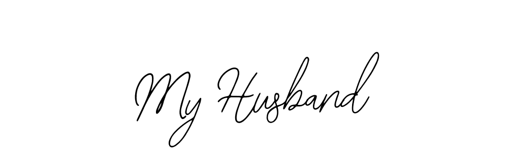 Design your own signature with our free online signature maker. With this signature software, you can create a handwritten (Bearetta-2O07w) signature for name My Husband. My Husband signature style 12 images and pictures png