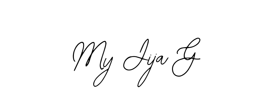 Similarly Bearetta-2O07w is the best handwritten signature design. Signature creator online .You can use it as an online autograph creator for name My Jija G. My Jija G signature style 12 images and pictures png