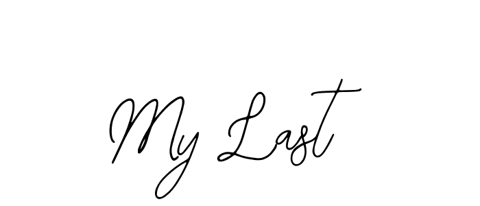 Use a signature maker to create a handwritten signature online. With this signature software, you can design (Bearetta-2O07w) your own signature for name My Last. My Last signature style 12 images and pictures png