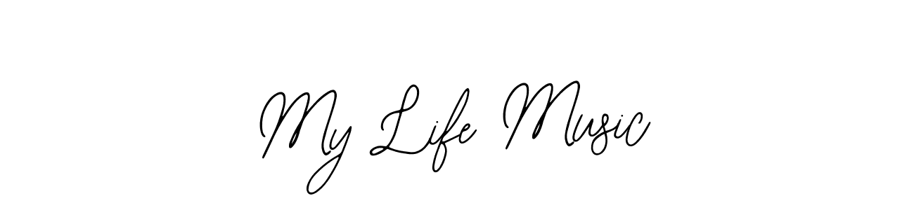 Bearetta-2O07w is a professional signature style that is perfect for those who want to add a touch of class to their signature. It is also a great choice for those who want to make their signature more unique. Get My Life Music name to fancy signature for free. My Life Music signature style 12 images and pictures png