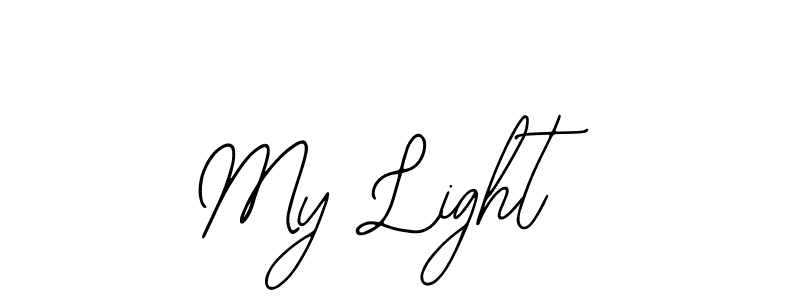 if you are searching for the best signature style for your name My Light. so please give up your signature search. here we have designed multiple signature styles  using Bearetta-2O07w. My Light signature style 12 images and pictures png