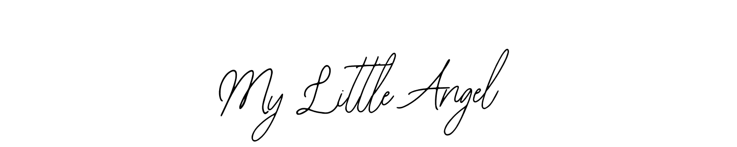 You should practise on your own different ways (Bearetta-2O07w) to write your name (My Little Angel) in signature. don't let someone else do it for you. My Little Angel signature style 12 images and pictures png