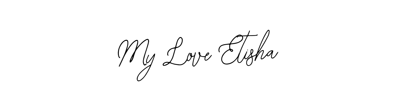 if you are searching for the best signature style for your name My Love Etisha. so please give up your signature search. here we have designed multiple signature styles  using Bearetta-2O07w. My Love Etisha signature style 12 images and pictures png