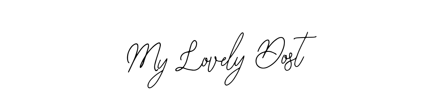 Create a beautiful signature design for name My Lovely Dost. With this signature (Bearetta-2O07w) fonts, you can make a handwritten signature for free. My Lovely Dost signature style 12 images and pictures png