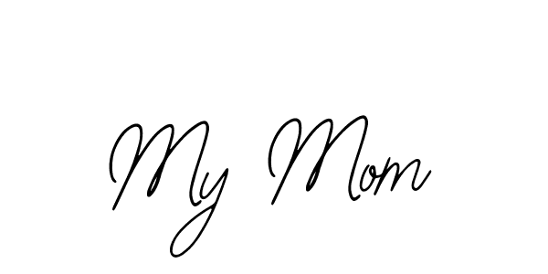 Design your own signature with our free online signature maker. With this signature software, you can create a handwritten (Bearetta-2O07w) signature for name My Mom. My Mom signature style 12 images and pictures png