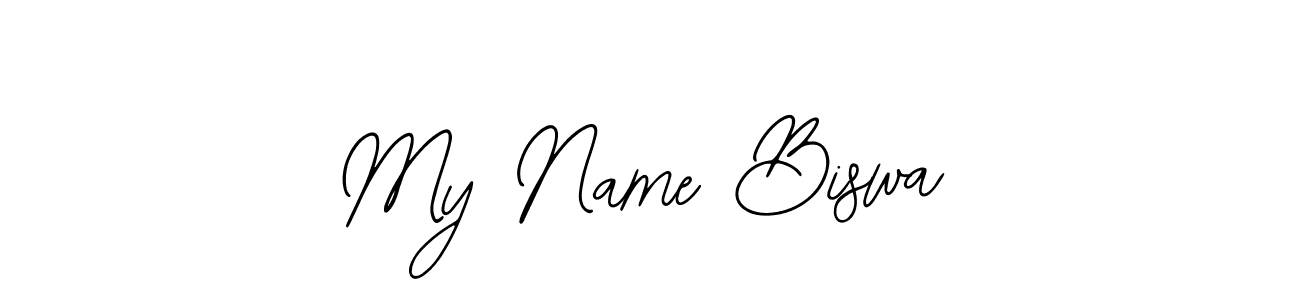 Create a beautiful signature design for name My Name Biswa. With this signature (Bearetta-2O07w) fonts, you can make a handwritten signature for free. My Name Biswa signature style 12 images and pictures png