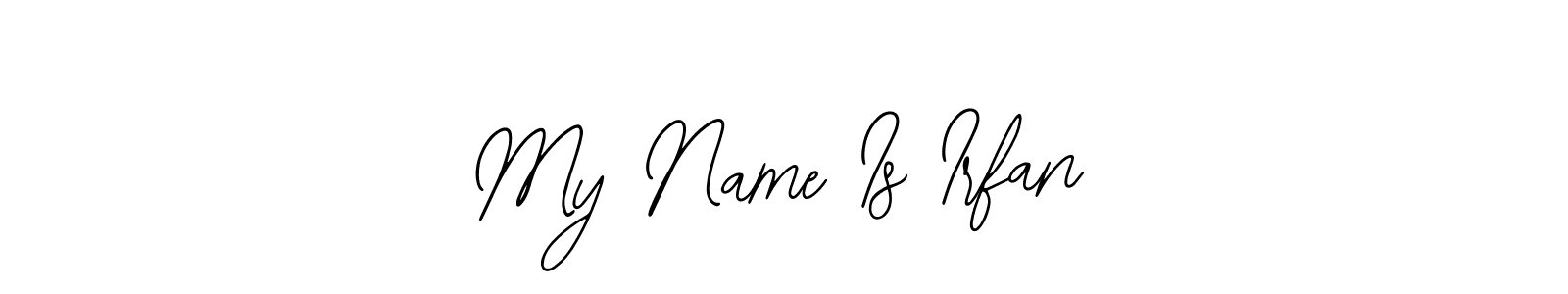 Design your own signature with our free online signature maker. With this signature software, you can create a handwritten (Bearetta-2O07w) signature for name My Name Is Irfan. My Name Is Irfan signature style 12 images and pictures png
