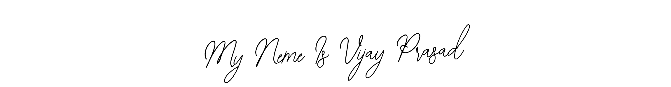 if you are searching for the best signature style for your name My Neme Is Vijay Prasad. so please give up your signature search. here we have designed multiple signature styles  using Bearetta-2O07w. My Neme Is Vijay Prasad signature style 12 images and pictures png