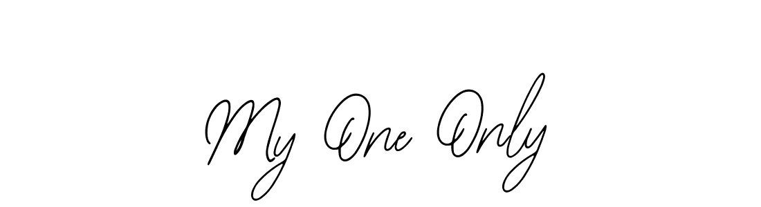 Design your own signature with our free online signature maker. With this signature software, you can create a handwritten (Bearetta-2O07w) signature for name My One Only. My One Only signature style 12 images and pictures png