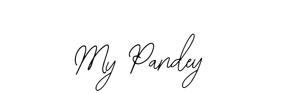 My Pandey stylish signature style. Best Handwritten Sign (Bearetta-2O07w) for my name. Handwritten Signature Collection Ideas for my name My Pandey. My Pandey signature style 12 images and pictures png