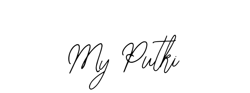 Design your own signature with our free online signature maker. With this signature software, you can create a handwritten (Bearetta-2O07w) signature for name My Putki. My Putki signature style 12 images and pictures png