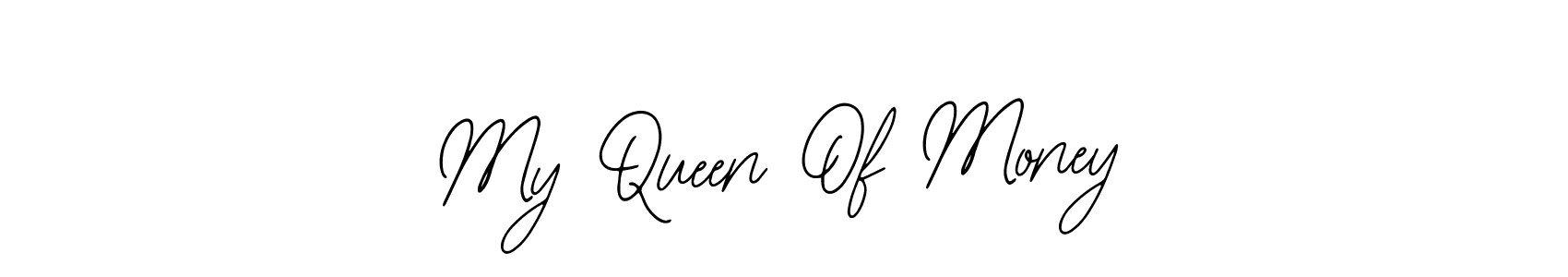 How to make My Queen Of Money name signature. Use Bearetta-2O07w style for creating short signs online. This is the latest handwritten sign. My Queen Of Money signature style 12 images and pictures png