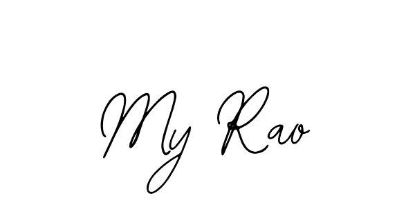 Use a signature maker to create a handwritten signature online. With this signature software, you can design (Bearetta-2O07w) your own signature for name My Rao. My Rao signature style 12 images and pictures png