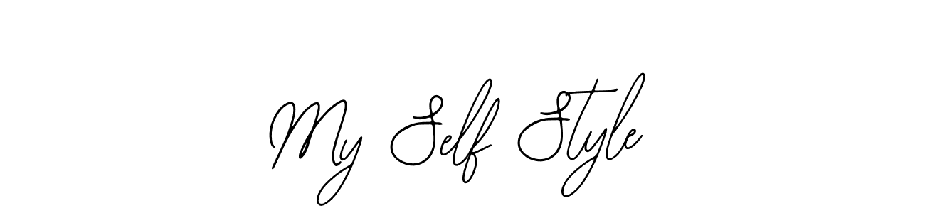 if you are searching for the best signature style for your name My Self Style. so please give up your signature search. here we have designed multiple signature styles  using Bearetta-2O07w. My Self Style signature style 12 images and pictures png