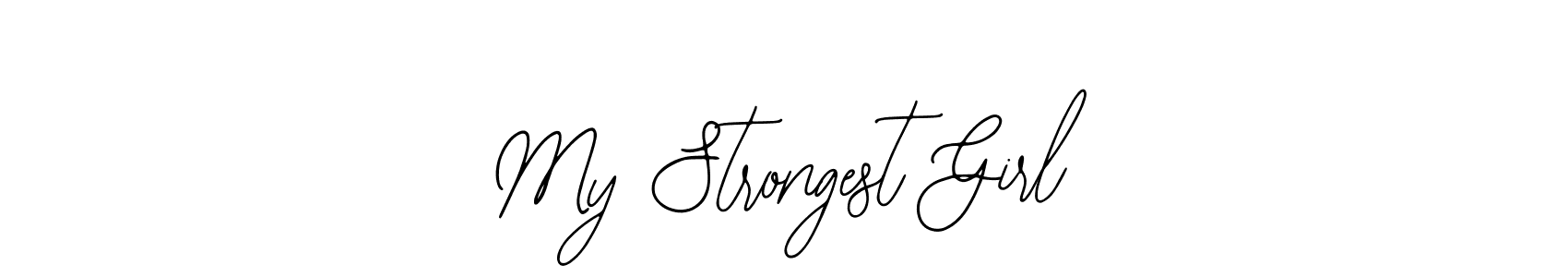 This is the best signature style for the My Strongest Girl name. Also you like these signature font (Bearetta-2O07w). Mix name signature. My Strongest Girl signature style 12 images and pictures png