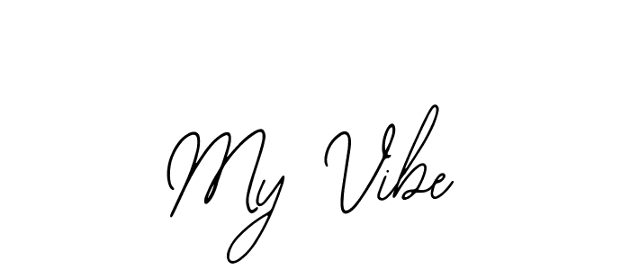 The best way (Bearetta-2O07w) to make a short signature is to pick only two or three words in your name. The name My Vibe include a total of six letters. For converting this name. My Vibe signature style 12 images and pictures png